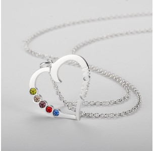 Personalized Birthstone Necklace JEWJONE101556